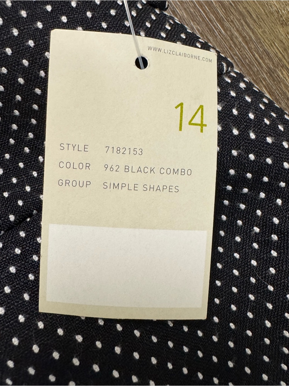 Classic Black Pindot Pencil Skirt Suit- Women's Professional - Picture 4 of 16